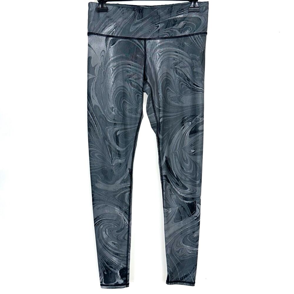 SOLD 💕Alo Yoga Women’s Airbrush Legging in Black Marble Size Small - Picture 2 of 15